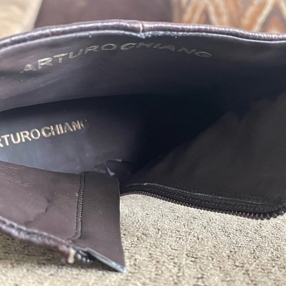 Arturo Chiang Brown Women’s Size 6 Ankle Booties - Picture 6 of 8